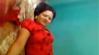 indian man fucking sexy sali vag in crimson saree in home